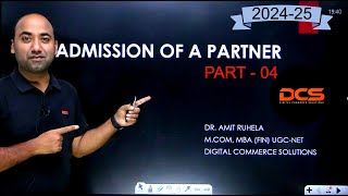 ADMISSION OF A PARTNER PART 4  ACCOUNTING TREATMENT OF GOODWILL  CLASS 12  ACCOUNTANCY [upl. by Cope]