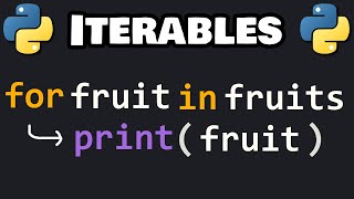 Learn Python ITERABLES in 6 minutes 🔂 [upl. by Aivle]