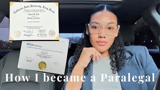 How to become a Paralegal  How to get a Paralegal Job  My journey amp Steps to become a Paralegal [upl. by Lupien325]