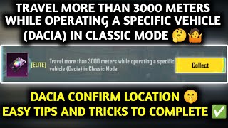 TRAVEL MORE THAN 3000 METERS WHILE OPERATING A SPECIFIC VEHICLE DACIA IN CLASSIC MODE MISSION [upl. by Albemarle645]