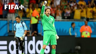 Netherlands v Costa Rica Full Penalty Shootout  2014 FIFAWorldCup QuarterFinals [upl. by Neillij]