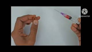 how to give an intramuscular injection in deltoid muscle in shoulder easily at home cutebaby [upl. by Ahsekal]