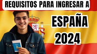 NUEVOS Requisitos para Viajar a ESPAÑA 2024 💥 [upl. by Adnawahs]