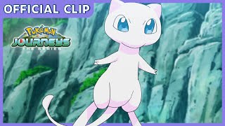 Mew saves the day  Pokémon Journeys The Series I Official Clip [upl. by Tamaru]