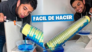 ¿Como Hacer un Tornillo de arquimedes Genial experimento de casa [upl. by Linnie]