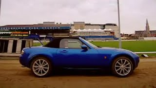 MX5 vs Greyhound challenge  Top Gear [upl. by Eneleahs]