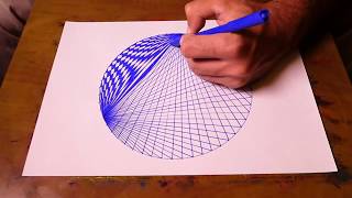 How To Draw Spirograph Pattern Art In Circle  Geometric Tutorial [upl. by Nikola60]