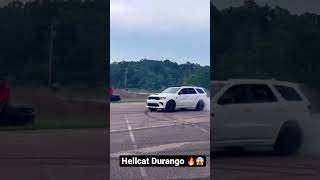 Hellcat Durango  Crazy Footage 🔥😱😱 [upl. by Crescint]