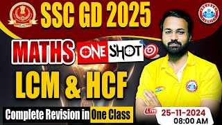 SSC GD Maths  SSC GD 2025  LCM amp HCF Maths Revision Class  Maths For SSC GD by Deepak Sir [upl. by Fiel804]