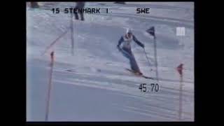 Ingemar Stenmark vince lo slalom speciale di Courmayeur  14 dicembre 1982 [upl. by Ahsoym]