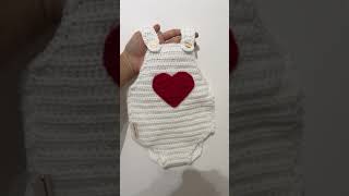 Crochet Baby Romper [upl. by Atirma]