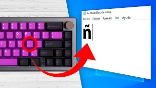 Como escribir la Ñ en un teclado en Ingles  Windows 10 y Windows 11 [upl. by Corwin]