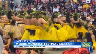 61st Merrie Monarch Festival begins in Hilo [upl. by Giustina]