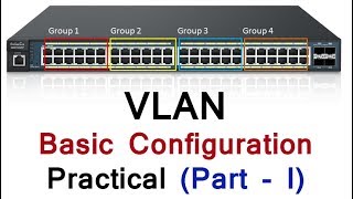 VLAN Basic Configuration Practical PART  I  by Tech Guru Manjit [upl. by Elmaleh]