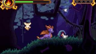 The Legend of Spyro The Eternal Night GBA  1 in 5 Secret Swamp [upl. by Nagy803]