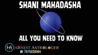 SHANI MAHADASHA  All you need to know [upl. by Yelekreb864]