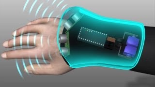 Wristmounted glove helps blind navigate [upl. by Neetsirhc]