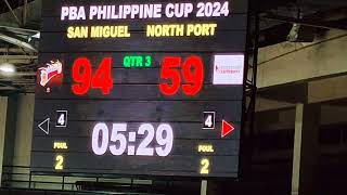 SMB VS NORTHPORT Apr 23 2024  3RD QuarterPBA LIVE All PHILiPINo [upl. by Schreib]