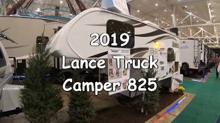 2019 Lance Truck Camper 825 [upl. by Eelarat510]