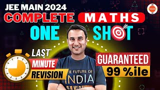 JEE 2024  Complete Maths  One Shot  Last Minute Revision  Pulkit Sir Vedantu [upl. by Hellah]