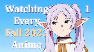 Watching EVERY Anime of Fall 2023  Week 1 [upl. by Sremmus]