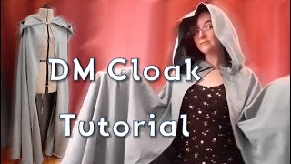 Make a DampD Dungeon Master Cloak  Tutorial with Free Pattern [upl. by Carma]