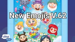 Disney Emoji Blitz New Emojis from Ver 62 Beta Update [upl. by Alidus]