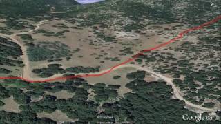 Alpamayo TrailRace Original Rout GoogleEarth [upl. by Ahsekahs]