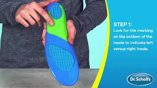 Dr Scholls  How To Use Sport Insoles [upl. by Neumark]