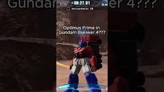 Optimus Prime Gundam Breaker 4 [upl. by Rolfston]