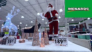 Menards Christmas Decorations 🎄☃️ Shop with me [upl. by Emersen]