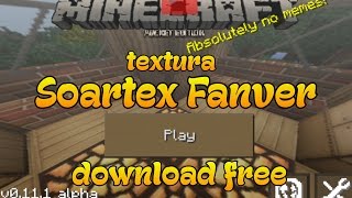 Minecraft PE 0111  Soartex Fanver Texture Pack Textura [upl. by Guildroy]