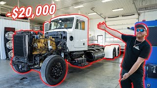 Peterbilt Teardown Begins 20000 in parts Later [upl. by Aihtebat671]