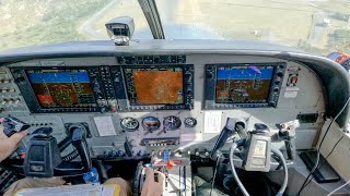 Cessna Caravan  landing at one of the highest airports in the world [upl. by Makell84]