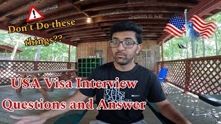 USA J1 Visa Interview  J1 visa Question and Answer  USA visa Interview  America Visit Visa [upl. by Nomled]