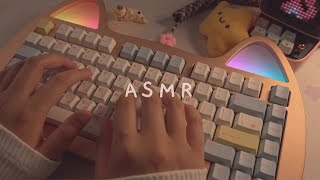 Cozy ASMR 1h typing  Popular 75 Keyboard Layout Collection [upl. by Aillemac]