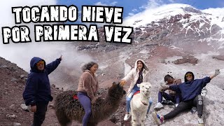 ASCENDIENDO EL VOLCÁN CHIMBORAZO CON MIS ÑAÑAS  Memito Castro [upl. by Nairdna850]