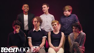 The Cast of “It” Rates Everyday Scary Things  Teen Vogue [upl. by Sylvan957]