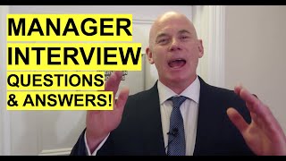 MANAGER Interview Questions and Answers How to PASS a Management Job Interview [upl. by Whorton]