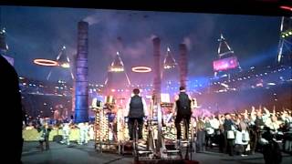 London 2012 Opening Ceremony Behind The Scenes  Backstage Footage  Lighting Control Room Footage [upl. by Ille]