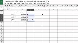 Excel Conditional Formatting with Dates using AND and TODAY Functions [upl. by Baumann]