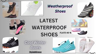 Latest Waterproof Shoes Waterproof Hiking Boots  Weatherproof Shoes Dry amp Comfortable All Day [upl. by Collimore637]