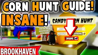 ALL CANDY CORN INSANE MODE in Brookhaven 🏡RP  Brookhaven HALLOWEEN Update [upl. by Wilterdink]