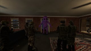 Gmod Army Taking down the Ao oni in Necro Forest [upl. by Epner]