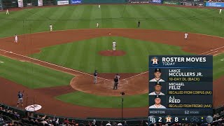 TBHOU Astros booth talks McCullers back injury [upl. by Areik]