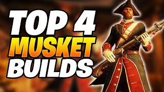 TOP 4 NEW Best MUSKET Builds In 2023  New World Musket Build 2023 [upl. by Enyrehtak]