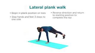 Lateral plank walk [upl. by Gnik918]