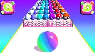 Top Levels TikTok Game iOSAndroid Merge Ball 2048 Going Ball Satisfying Mobile Gameplay HYTR [upl. by Akinad]