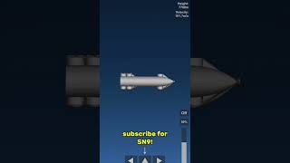 Starship SN8 HighAltitude Flight Test in SFS [upl. by Nnaj]