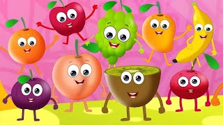 Ten Little Fruits Jumping On The Bed Nursery Rhymes And Baby Songs  Live [upl. by Acinoev567]